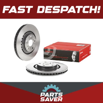 2x Par de discos de freno ventilados para TOYOTA PREVIA ACR50 2.4 delanteros 2005 en juego 2AZ-FE Foto 1 de 4