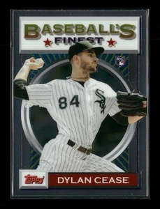 Topps Finest Flashbacks #57 2020 Dylan Cease RC Chicago White Sox - Imagen 1 de 2