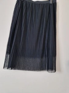 River Island lace pleated Black size 22 skirt - Picture 1 of 12