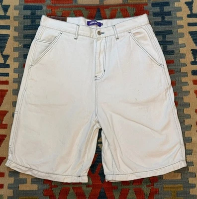 Pantalones Cortos de Jean F*cking Impresionantes Para Hombre Talla 34 Pantalones Cortos de Denim Blancos FA FuckingAwesome Foto 1 de 4