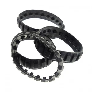 4x Lego Gummi Kette 20 Zähne schwarz Raupen Bagger 4180576 43903 x939 - Bild 1 von 1