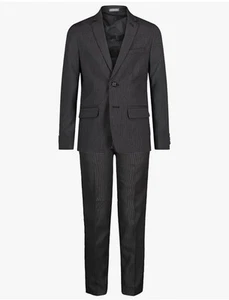 Van Heusen Boys' 2-Piece Formal Black Dress Suit Set - Size 12 - Picture 1 of 11