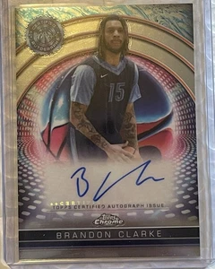 2024-25 Topps Chrome Brandon Clarke Topps Certified Autograph Issue #TCAI-BCL - Bild 1 von 2