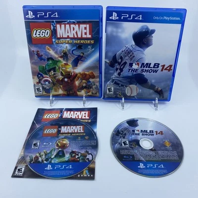 Lote de 2 Juegos PlayStation 4 - Lego Marvel Super Heroes y MLB 14 The Show Foto 1 de 4