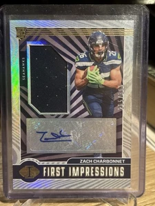 2023 Panini Illusions First Impressions Autographed Memorabilia Zach Charbonnet - Picture 1 of 1