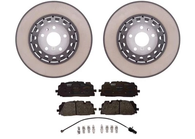 Rotores de freno de disco delanteros recubiertos pastillas para 17-24 Audi Q7 Q8 375MM 6 pistones pinza Foto 1 de 4