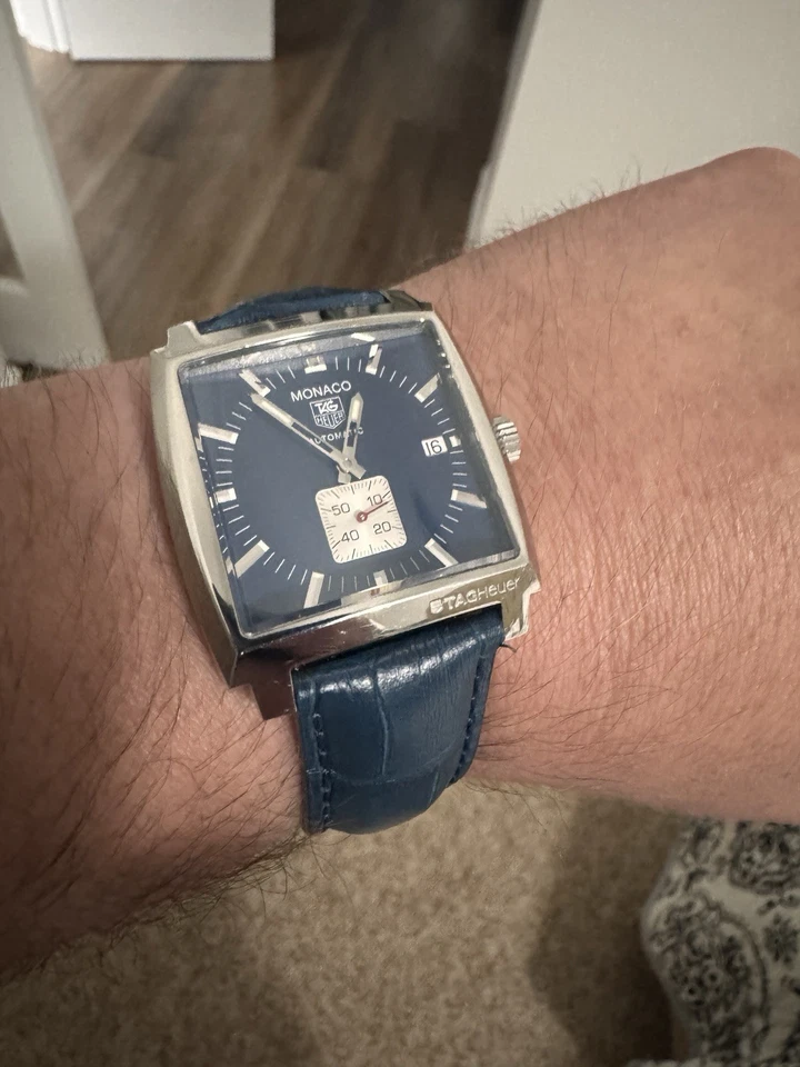 Reloj TAG Heuer Monaco negro para hombre - WW2110 Foto 1 de 4