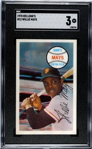 1970 Topps Willie Mays #600 SGC 3 Giants HOF! - Picture 1 of 2