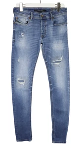 DIESEL D.N.A Sleenker Slim Skinny Stretch 0679C Jeans Men's W30/L32 Distressed - Picture 1 of 13