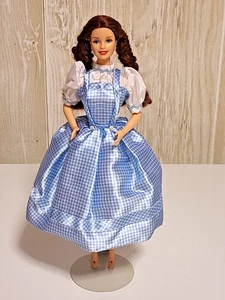 1999 Wizard of Oz Dorothy Barbie Blue Gingham Dress No Shoes, None working - Picture 1 of 5