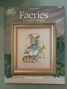 American School of Needlework Faeries 3633 Cross Stitch Pattern Book Fairies - Picture 1 of 5