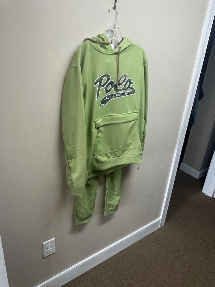 Ralph Lauren Polo Sudadera con Capucha Color Oliva Tallas Med-xlarge Foto 1 de 1