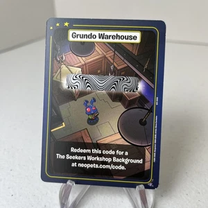 Neopets TCG Grundo's Warehouse CODE - The Seekers Workshop Background - Picture 1 of 2