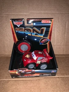 Disney Pixar Cars Neon RC Racers Infrared Remote Control Lightning McQueen New - Picture 1 of 10