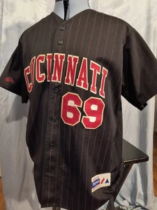 Vintage 80er Cincinnati Reds Trikot L #69 braun Majestic  - Bild 1 von 7