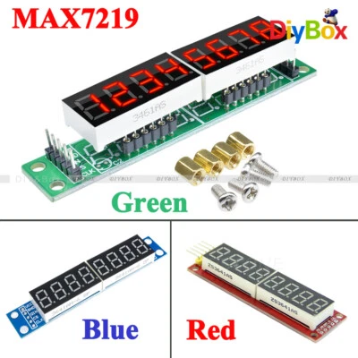 MAX7219 8-Digit LED Display 7 Segment Digital Tube For Arduino Raspberry Pi - Image 1 of 4