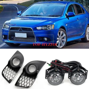 For Mitsubishi Lancer 2010-2015 halogen Fog Light Lamp Kit with Wiring & Switch - Picture 1 of 10