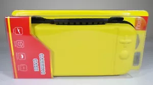 Estuche de transporte Switch Lite amarillo EVA y tela verano viaje/almacenamiento iplay - Imagen 1 de 3