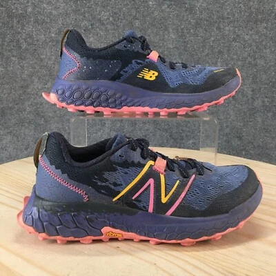 New Balance Zapatos Mujer 6.5 Hierro V7 Tenis para Correr Azul Con Cordones Comodidad Baja Foto 1 de 4