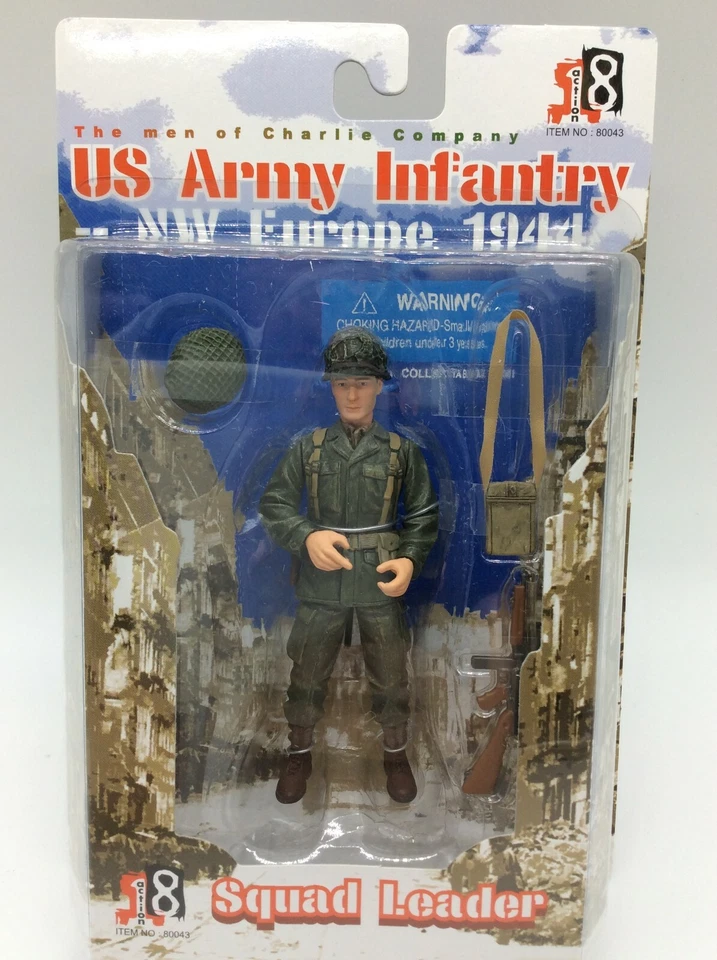 Figura de ação Dragon 18 80043 infantaria do exército dos EUA 1944 SQUAD LEADER "Sarge" - Imagem 1 de 4
