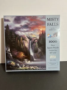Factory Sealed SunsOut Misty Falls by James Lee 1000 piece jigsaw puzzle. 20x27 - Picture 1 of 8
