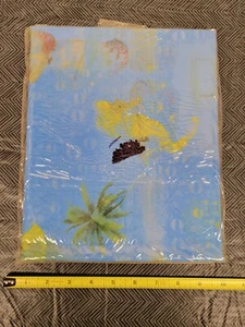 Blue Waterproof PVC Printed Shower Curtain Under the Sea Ocean Fish 70" x 72" - Picture 1 of 5