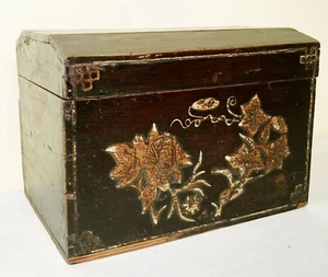 Antique Chinese Hand-painted Box (3363), Circa mid of 19th century - Picture 1 of 10