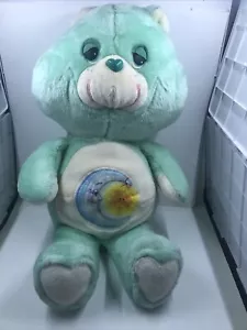 CARE BEARS BEDTIME BEAR PLUSH BEAR 16” Vintage - Picture 1 of 24