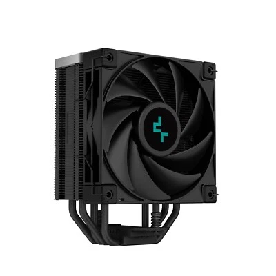 DeepCool AK400 Zero Dark Intel & AMD CPU Air Cooler 1x120mm Fan 4 Heat Pipes - Image 1 of 4