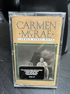 Carmen Mcrae Cassette Carmen Sings Monk Sealed New 1990 BMG - Picture 1 of 5