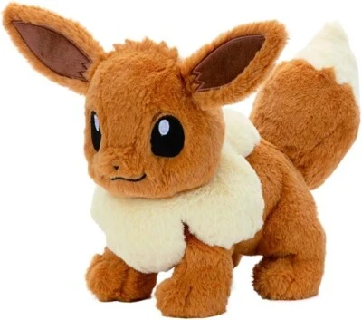 Pokemon aplastado! Peluche M Eevee 24 cm Muñeca Peluche Takara Tomy Arts - Imagen 1 de 4