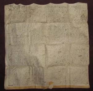 1687 VELLUM INDENTURE of JULIE & ANNE BOULTON of OSBALDISTON BLACKBURN PRESTON - Picture 1 of 13