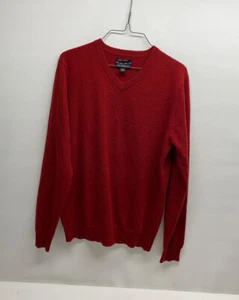 club room cashmere sweater small red v Neck - Picture 1 of 2