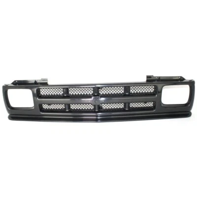 New Front Grille Assembly for 1991-1994 Chevrolet S10 Blazer Textured Black - Image 1 of 4