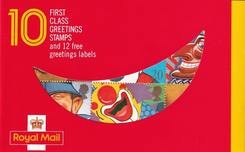 GB 1990 Yvert C 1445 £2.00 booklet 10x20p Greetings - Image 1 of 1