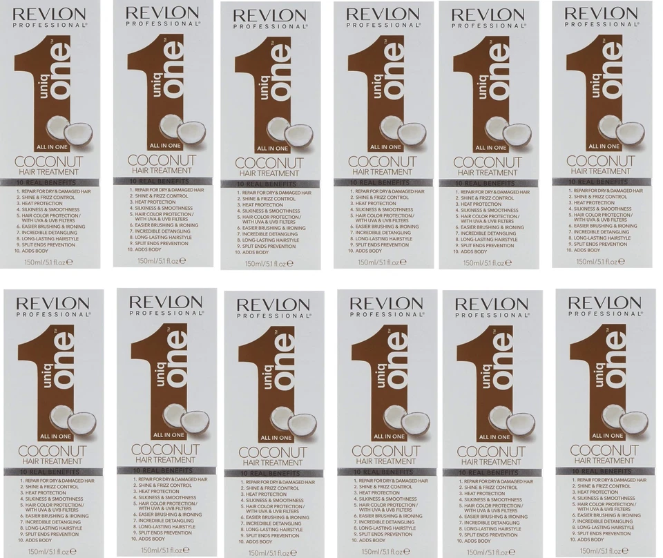 Paquete de 12 coco Revlon Professional Uniq One 5,1 oz Foto 1 de 1