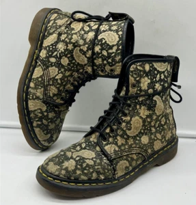 Dr. Martens 90's Vintage Paisley Canvas Boots England Well Loved As Is Size US 9 - Bild 1 von 20