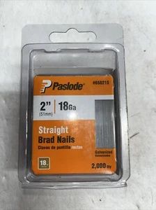 Paslode 2" Straight Galvanized Brad Nails ~18Ga~ 2,000 Qty. - Model #650215 - Picture 1 of 4