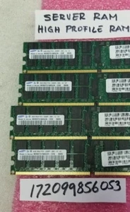 16GB DDR2 PC2 PC2-5300P 667Mhz 240PIN DUAL RANK 5300P RDIMM ECC-REG 2RX4 256X4 - Picture 1 of 1