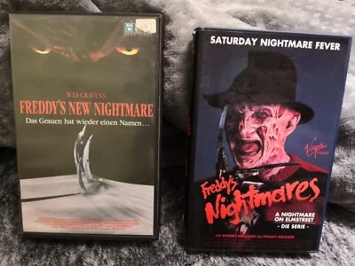 Freddys New Nightmares + Saturday Nightmare Fever - VHS VMP / Lorimar - Rarität  - Bild 1 von 4