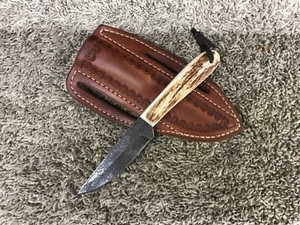 Pine Ridge Custom Mountain Skinner 4 Knife and Sheath - Picture 1 of 9