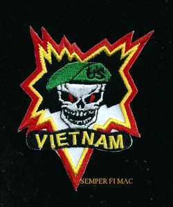 MACV SOG HAT PATCH Military Assistance Command VIETNAM US ARMY SPECIAL FORCES - Picture 1 of 12