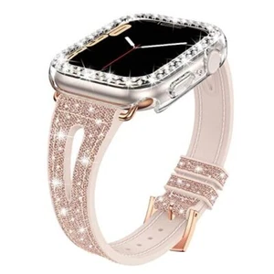 Goton Bling Band + etui na paski do zegarków Apple 45mm 44mm 41mm 40mm 38mm seria  - Zdjęcie 1 z 7
