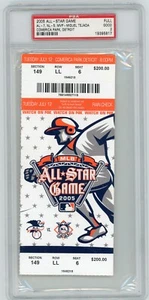 2005 MLB MAJOR LEAGUE BASEBALL ALL STAR GAME FULL TICKET PSA 2 MIGUEL TEJADA MVP - Picture 1 of 2