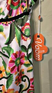 Voom By Joy Han Silk Floral Maxi Dress Size L  NWT Retails $258