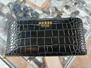 Cartera grande GUESS cocodrilo laurel negra - Imagen 1 de 20