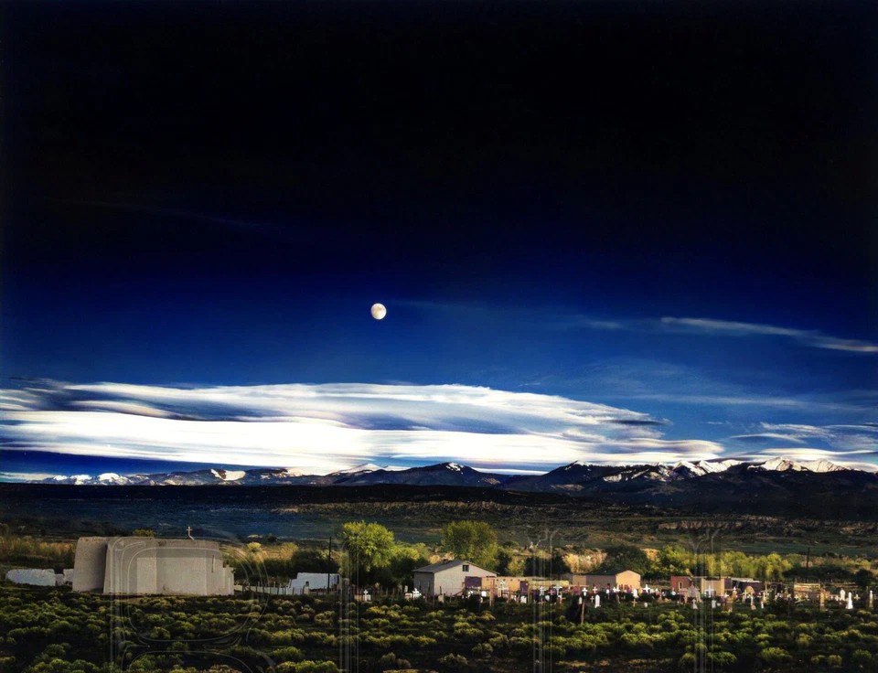 Impresión fotográfica Ansel Adams Moonrise Over Hernández, Nuevo México 11 x 14" Foto 1 de 1