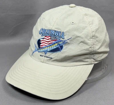 Columbia Sportswear Strapback Hat Cap Khaki Fishing Outdoor Tennis Golf Mens - Image 1 of 4