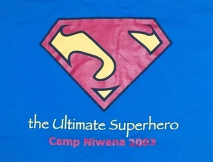 Vintage Jesus Christ Superman Logo Ultimate Superhero T-Shirt M God christiany - Bild 1 von 6