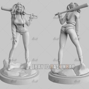 Harley Quinn Joker 3D Print Model Kit Unpainted 1/6 30cm Figure Unassembled GK - Picture 1 of 3